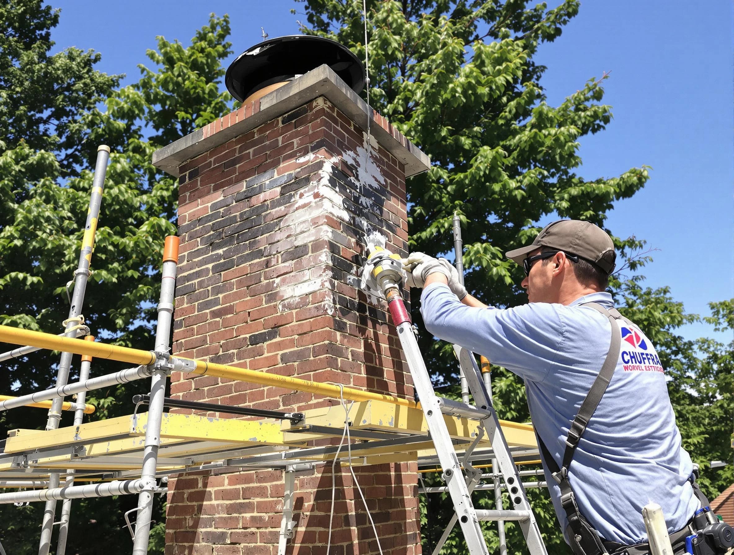 Structural chimney repair by Randolph Chimney Sweep in Randolph, NJ