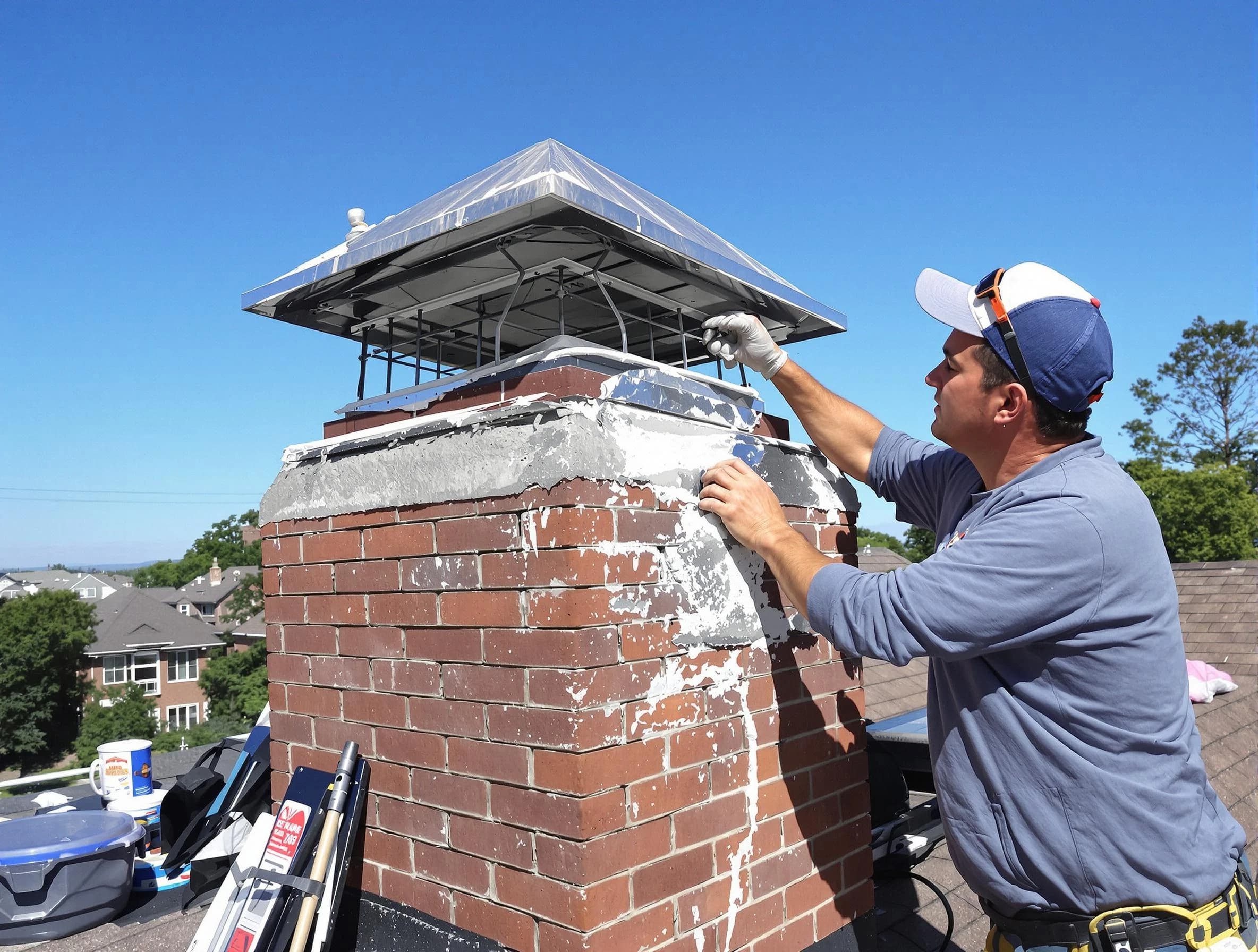 Chimney Crown Services service in Randolph, NJ