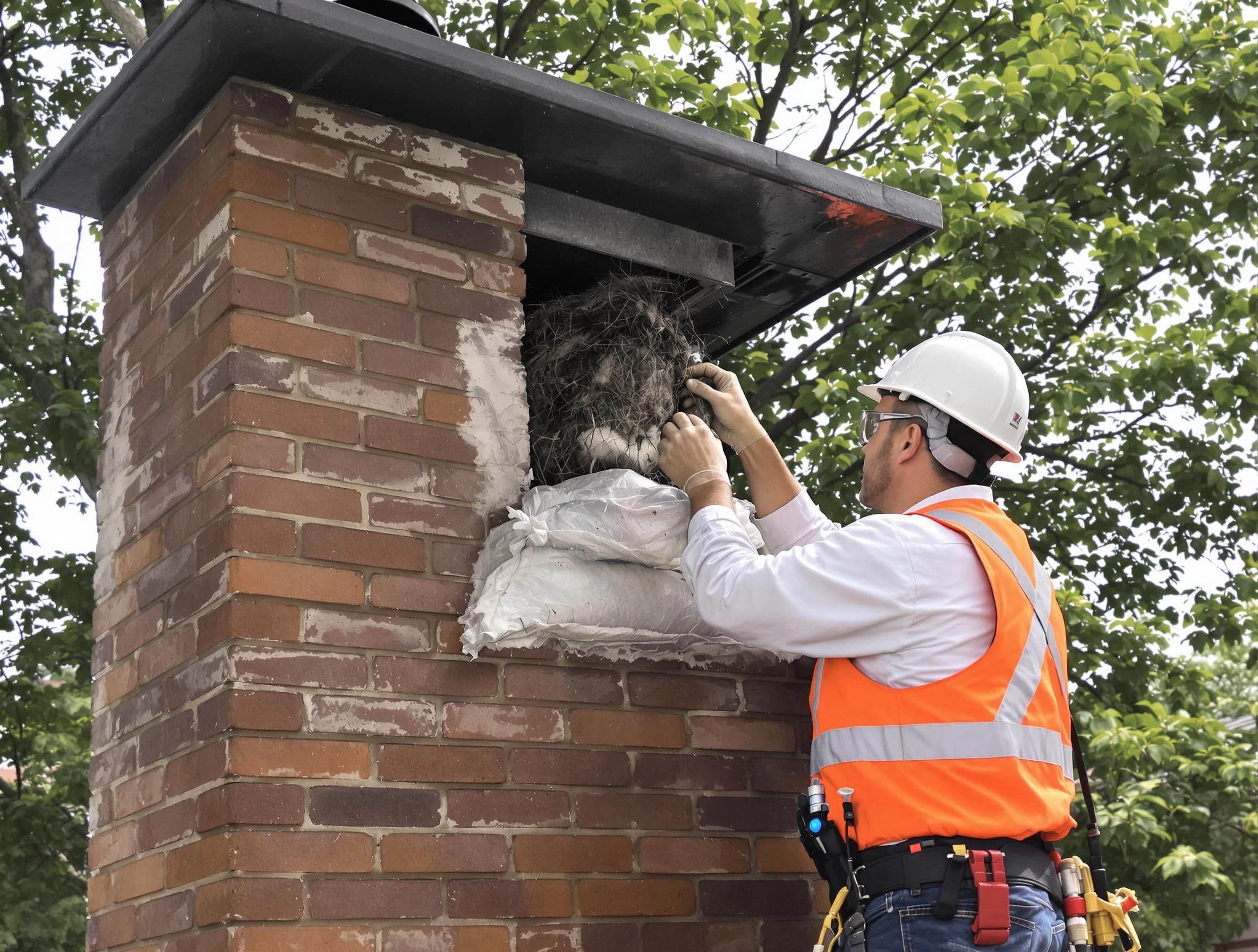 Humane removal of debris and animals by Randolph Chimney Sweep in Randolph, NJ