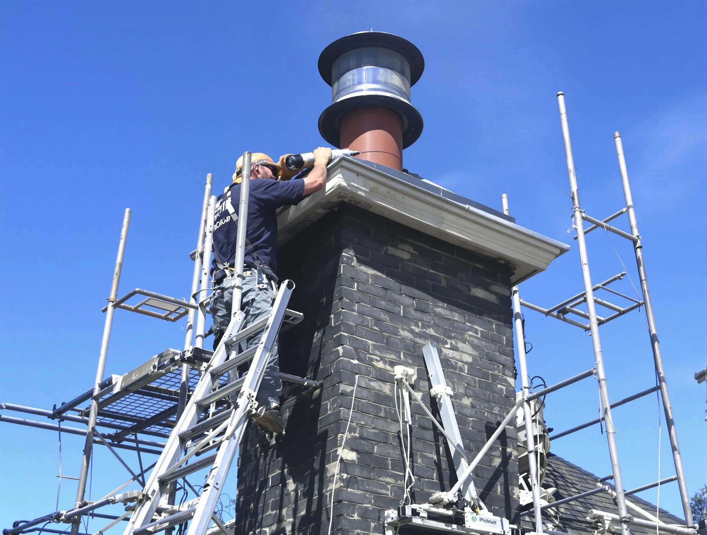 Sturdy chimney crown finished by Randolph Chimney Sweep in Randolph, NJ