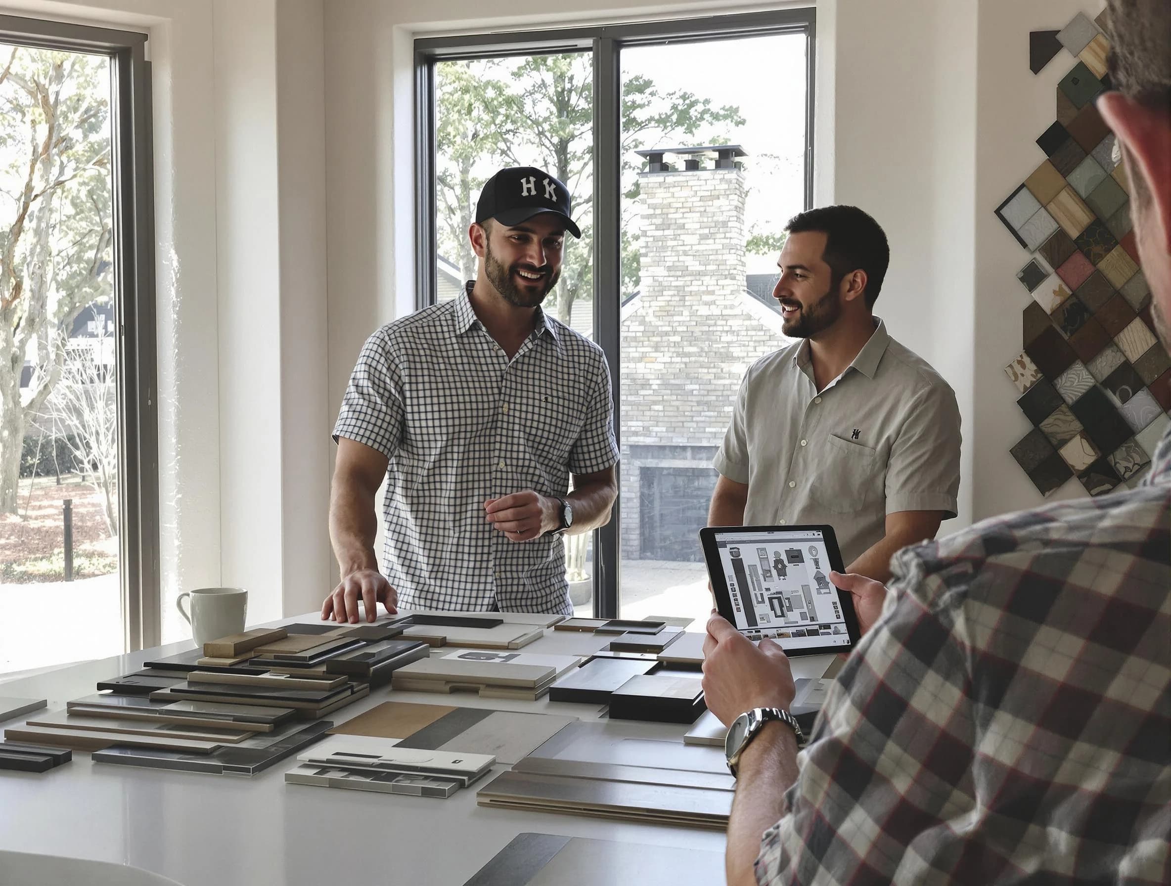 Randolph Chimney Sweep remodeling a chimney and fireplace in Randolph, NJ
