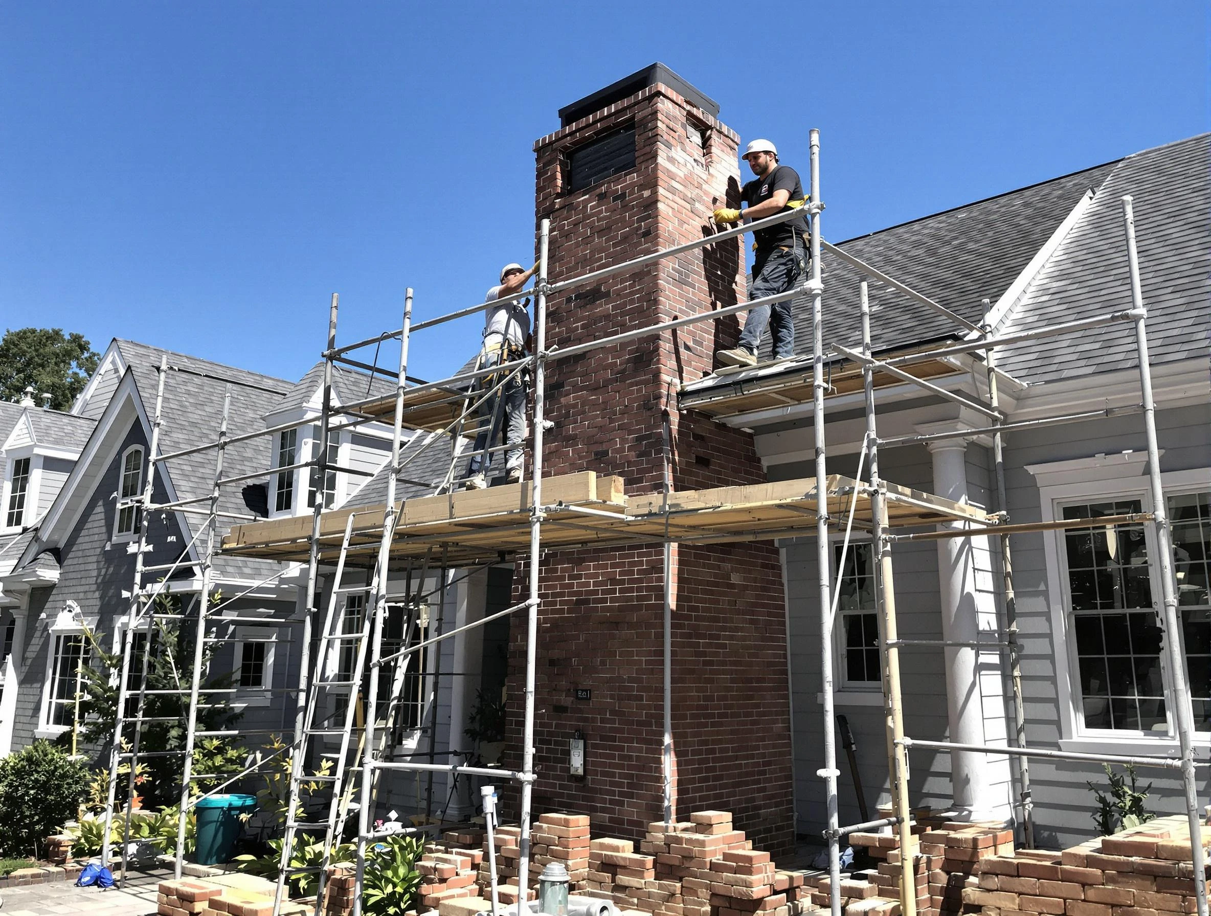 Chimney Rebuilding in Randolph