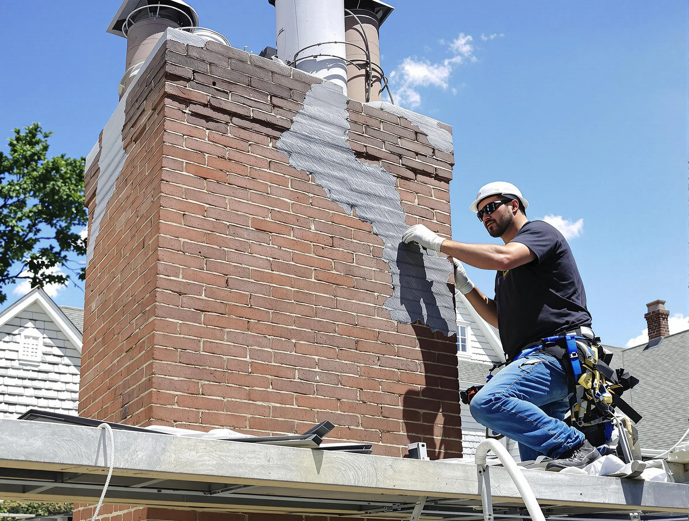Chimney Restoration in Randolph