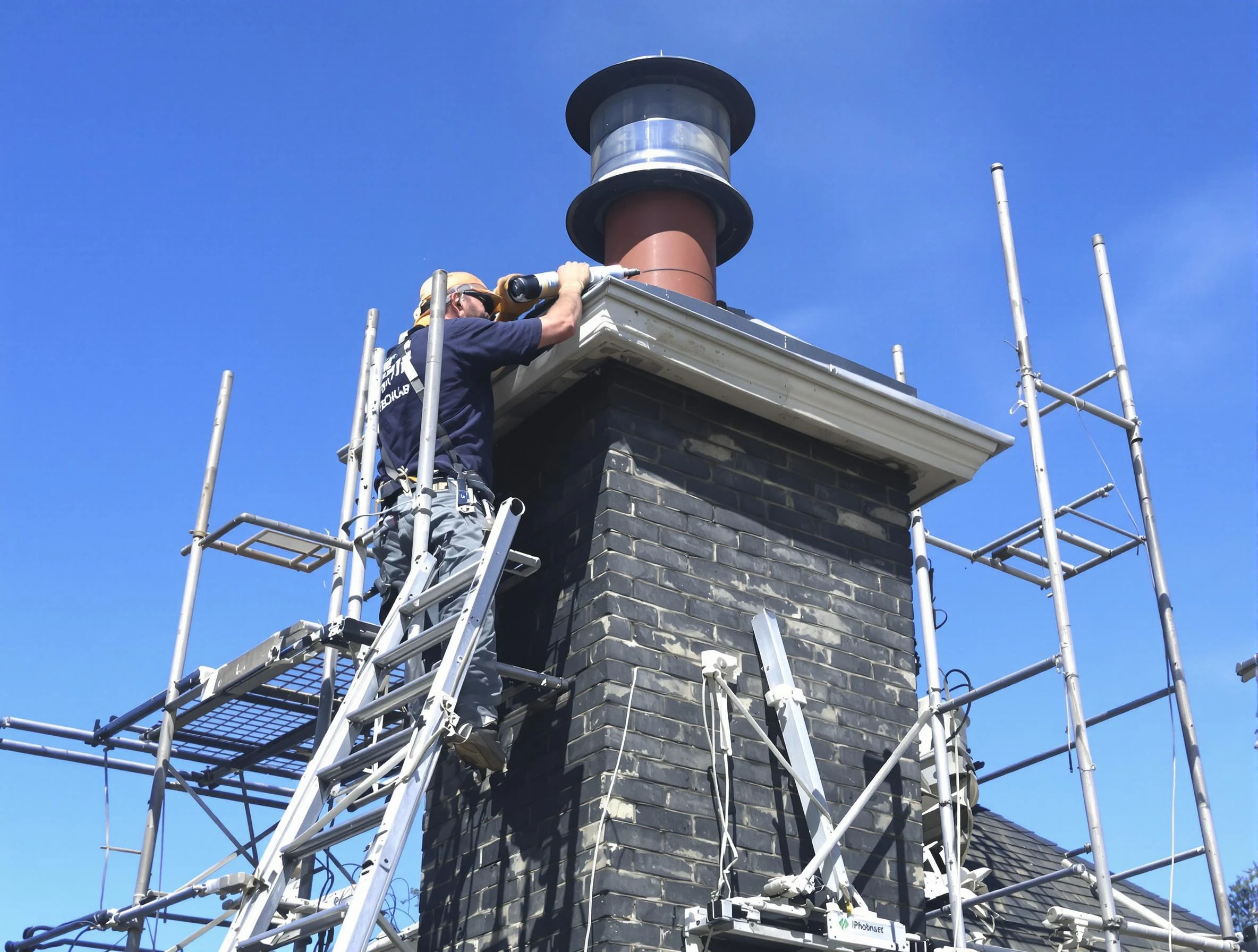 Sturdy chimney crown finished by Randolph Chimney Sweep in Randolph, NJ